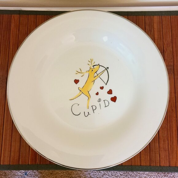 Pottery Barn Reindeer Plates/Rudolph Serving Platter - 7 Pieces - Picture 5 of 7